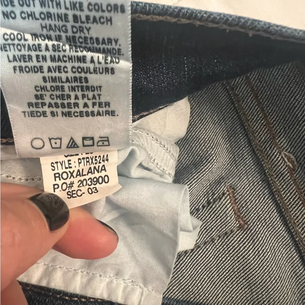 Joe’s Vintage Reserve Roxalana Dark Wash Ankle Straight Raw Hem Jeans sz 28 - Picture 8 of 12